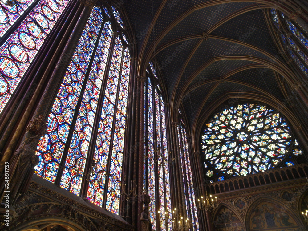 Sainte Chapelle en Paris (Francia)