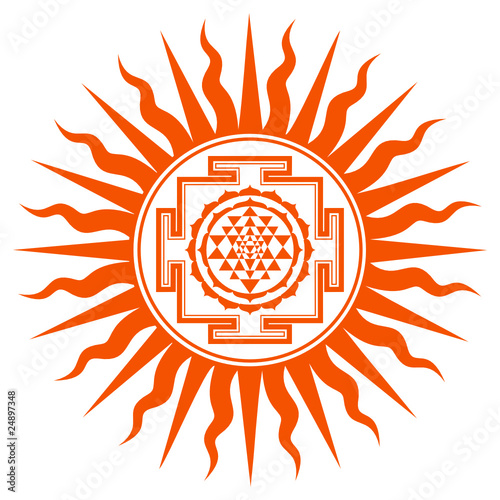Spiritual Shree Yantra Design