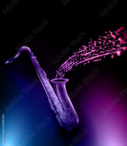 jazz vector saxophone