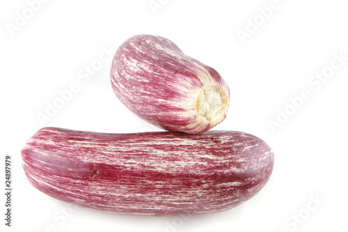 Wallpaper Mural pink eggplants on white Torontodigital.ca