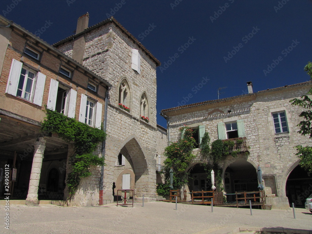 Village de Monflanquin ; Vallées du Lot et Garonne ; Aquitaine