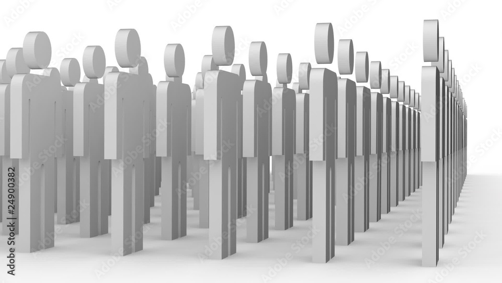 leader and a crowd leader and a crowd