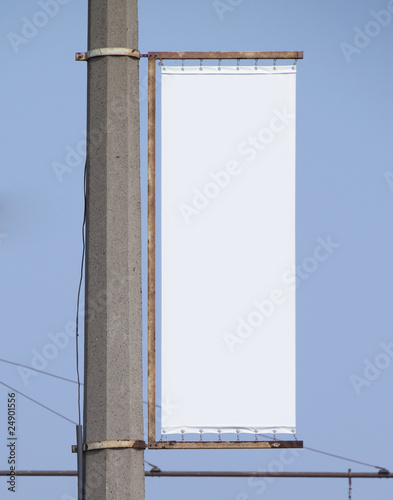 blank advertising billboard