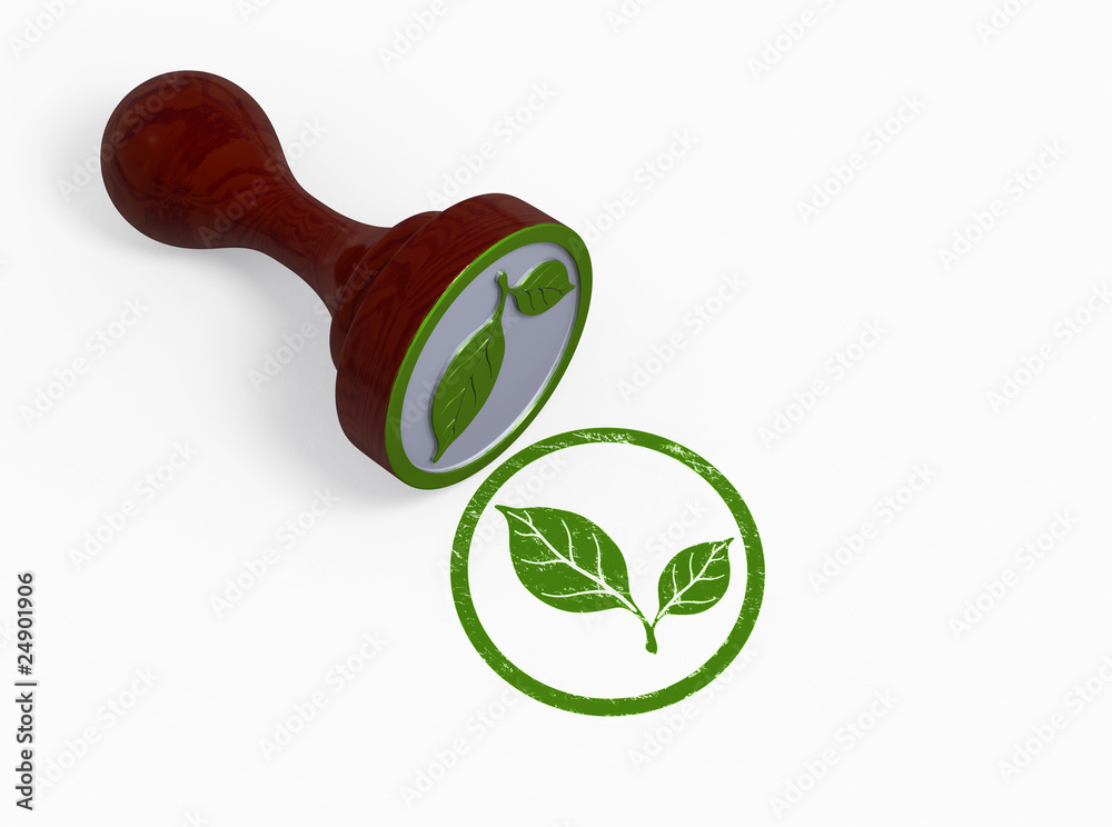 Green environment stamp Green environment stamp