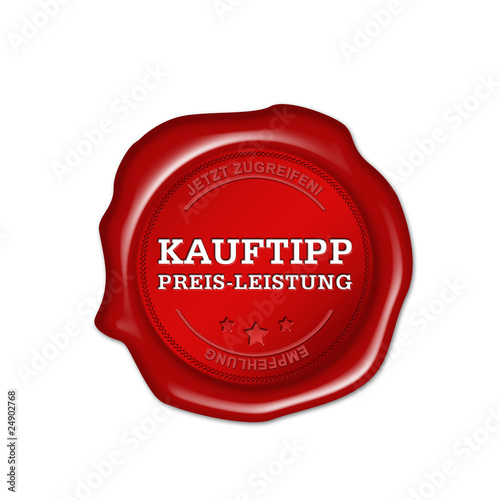 kauftipp, Preis Leistung, Stempel, Siegel, button photo