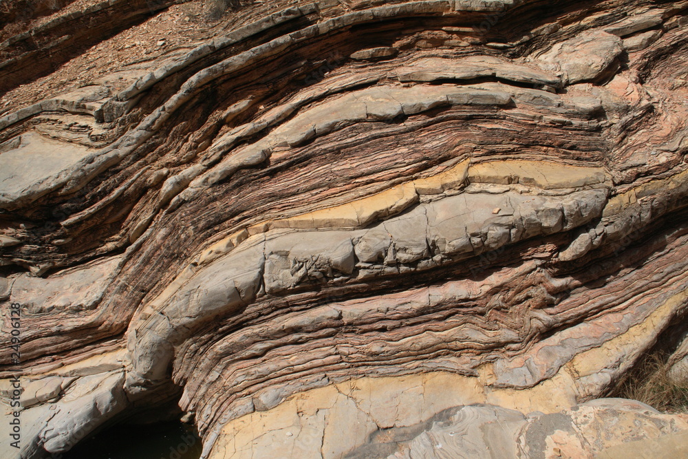 Layers of rock Layers of rock