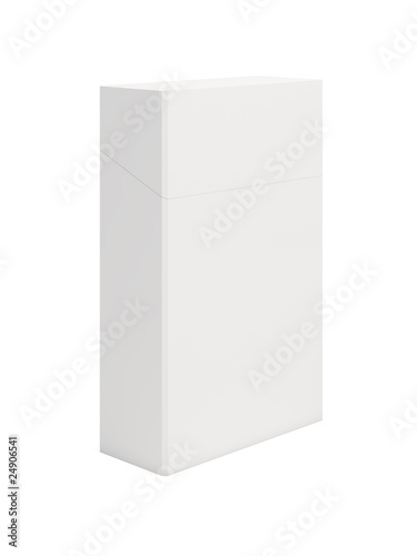 Closed white cigarettes pack
