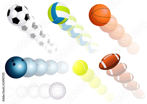 Flying balls