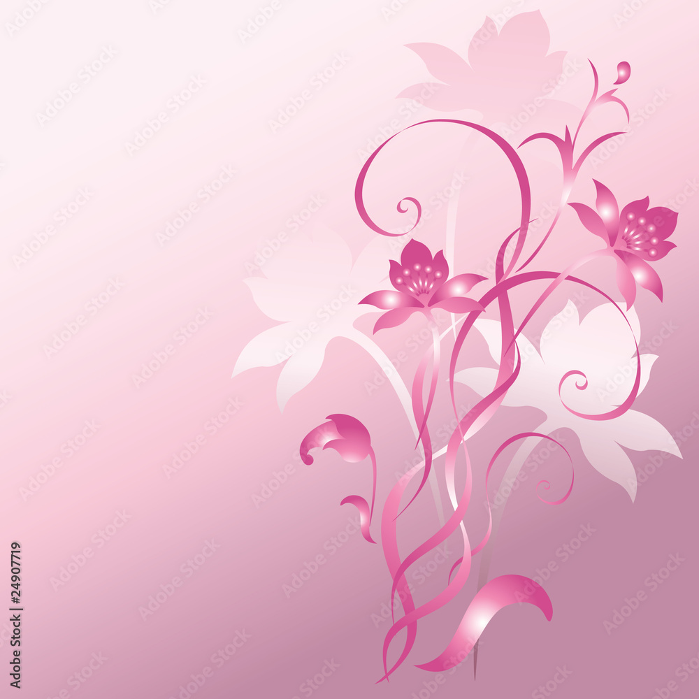 Flower ornament. Flower ornament.