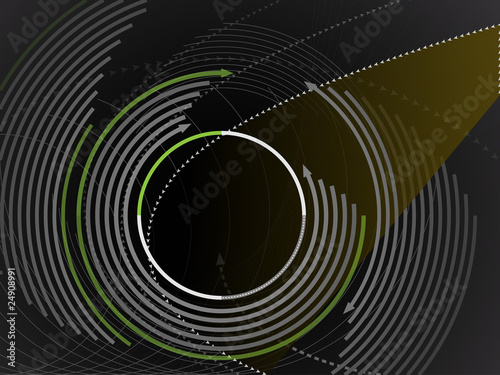 Modern graphic circular design background