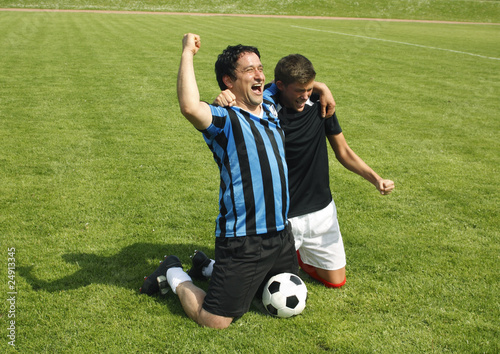 Siegerpose, Torjubel, Gewonnen