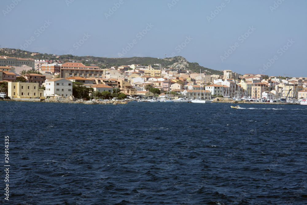 La côte en Sardaigne, Maddalena