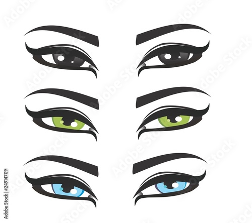 Beautiful Eyes In Many Colors