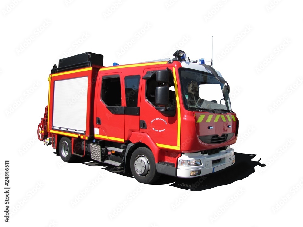 Camion de pompiers ' Fourgon pompe-tonne léger ' Stock Photo | Adobe Stock