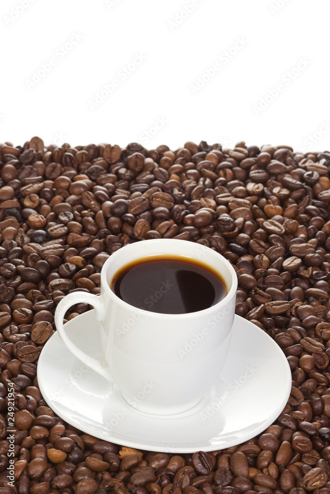 isolated coffee and cup isolated coffee and cup