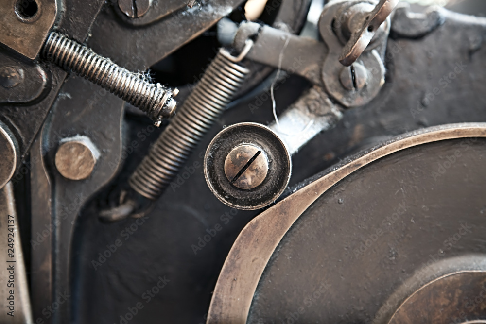 old machinery background