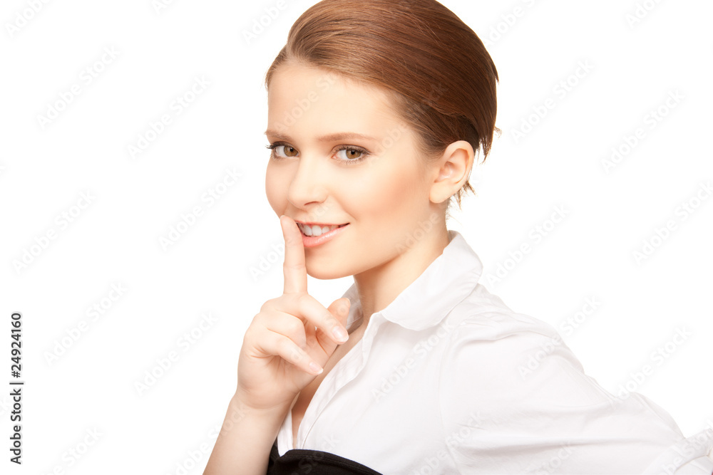 finger on lips finger on lips