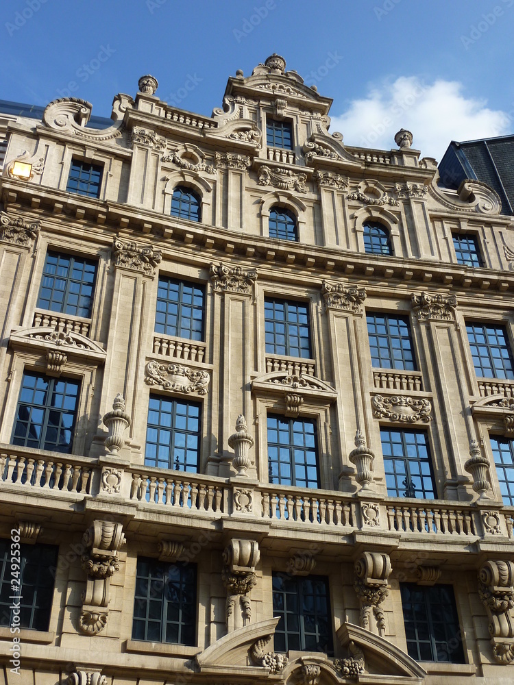 Baroque facade in central Brussels