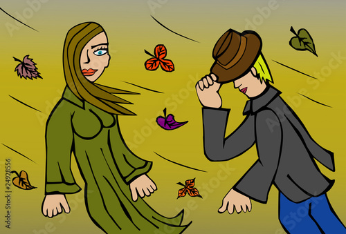 Autumn wind