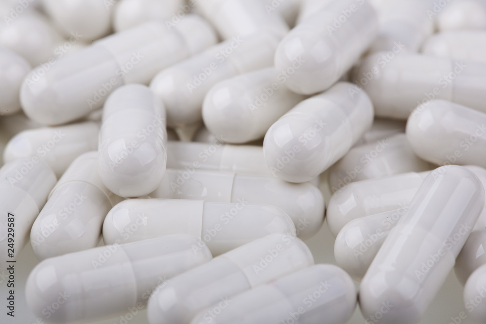 macro of medical pills macro of medical pills