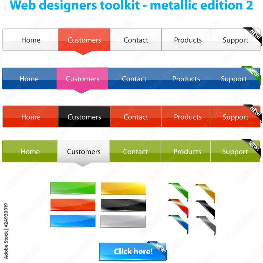 Web designers toolkit - metallic edition 2