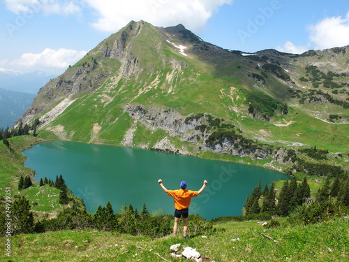 Jubel am Seealpsee photo