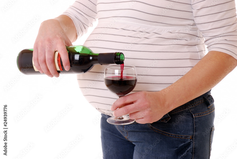 Alkohol in der Schwangerschaft StockFoto Adobe Stock