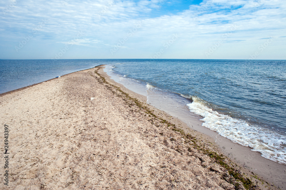 Obraz premium Beach on the Baltic sea, Poland