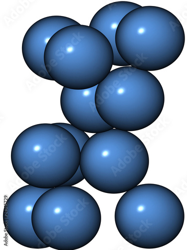 Balls in blue