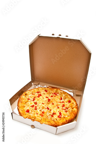 Boxed pizza