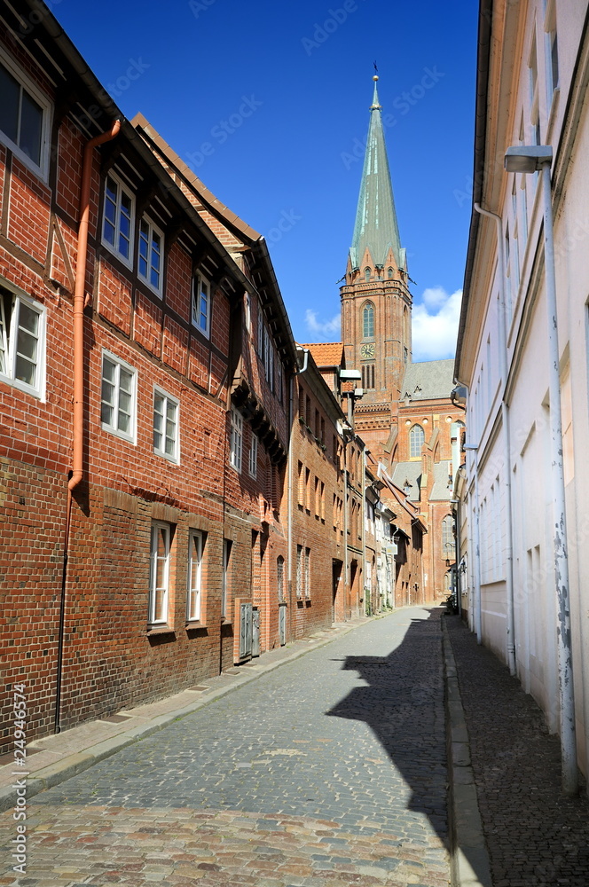 Gasse in Lüneburger Altstadt