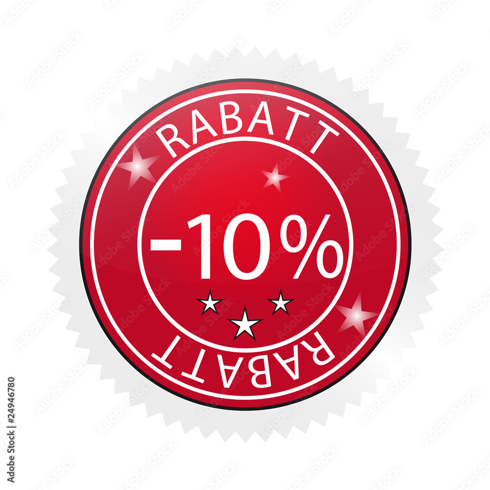 10 Prozent Rabatt