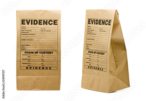 Evidence bag photo