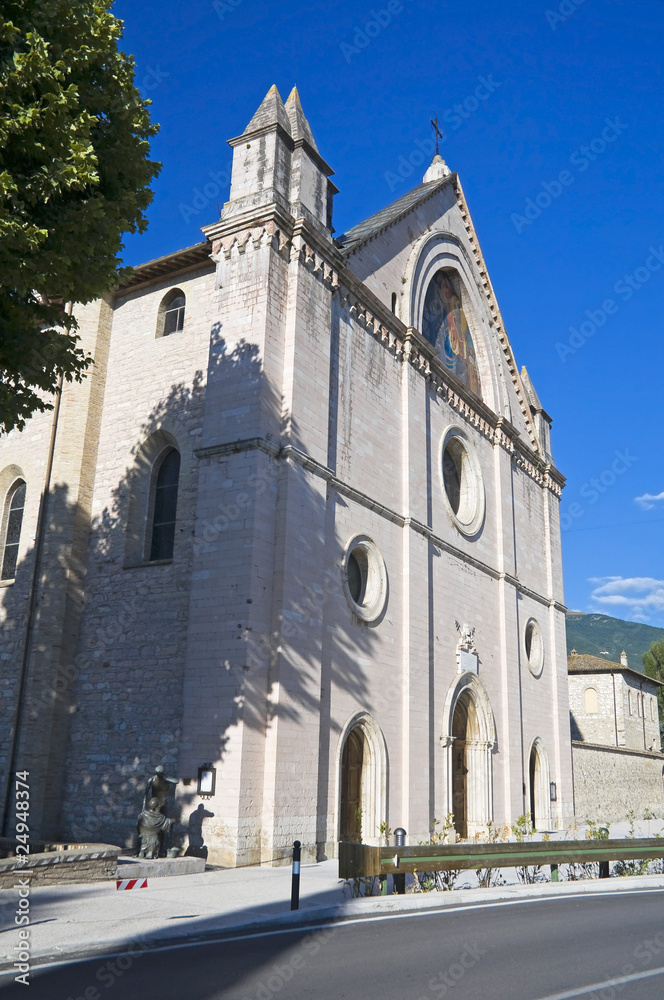 Sanctuary of Saint Maria in Rivotorto. Umbria.