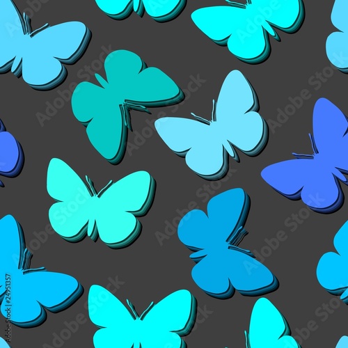 Seamless butterfly pattern