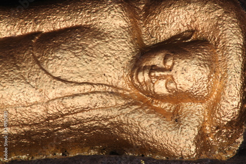 Fototapeta Naklejka Na Ścianę i Meble -  reclining buddha, Wat Phu Khao, Sahassakhan, Kalasin