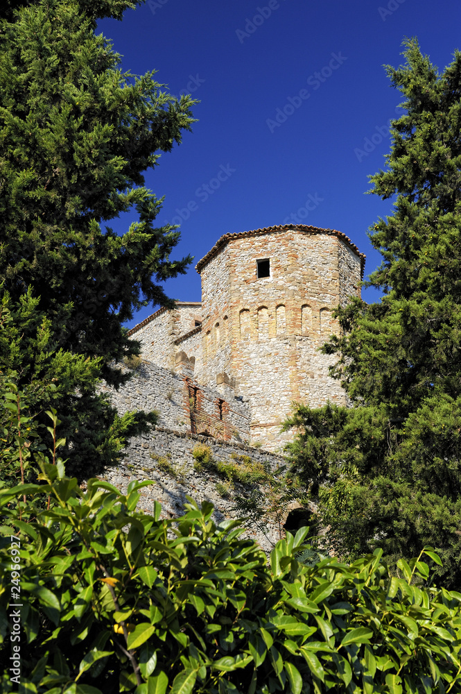 Tour du Château de Montebello, Montebello, Italie