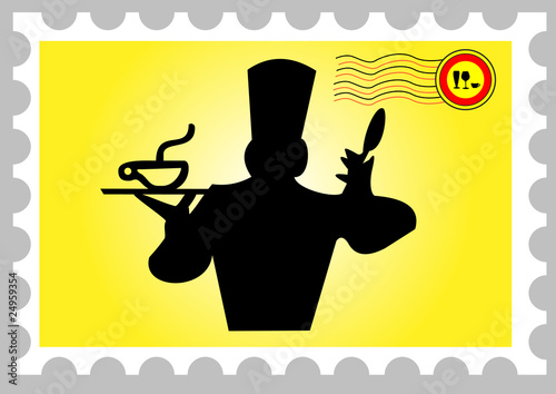 stamp with a cooker