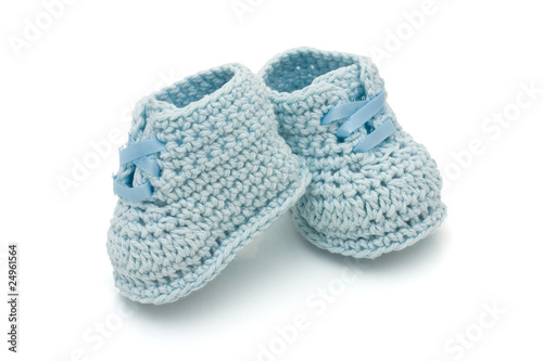 Blue Baby Booties