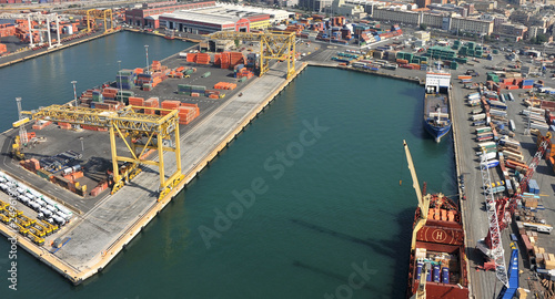 aerial harbor photo