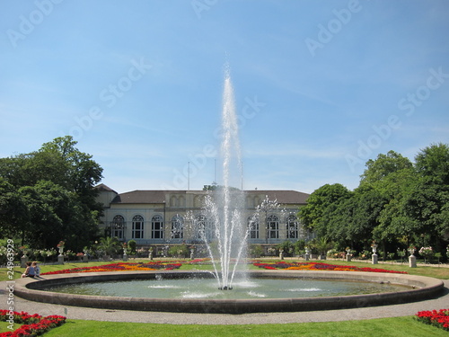 Flora mit Springbrunnen photo