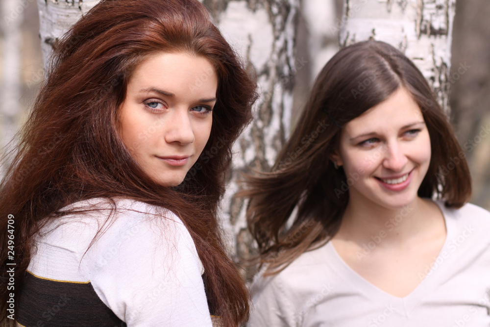 two young women two young women
