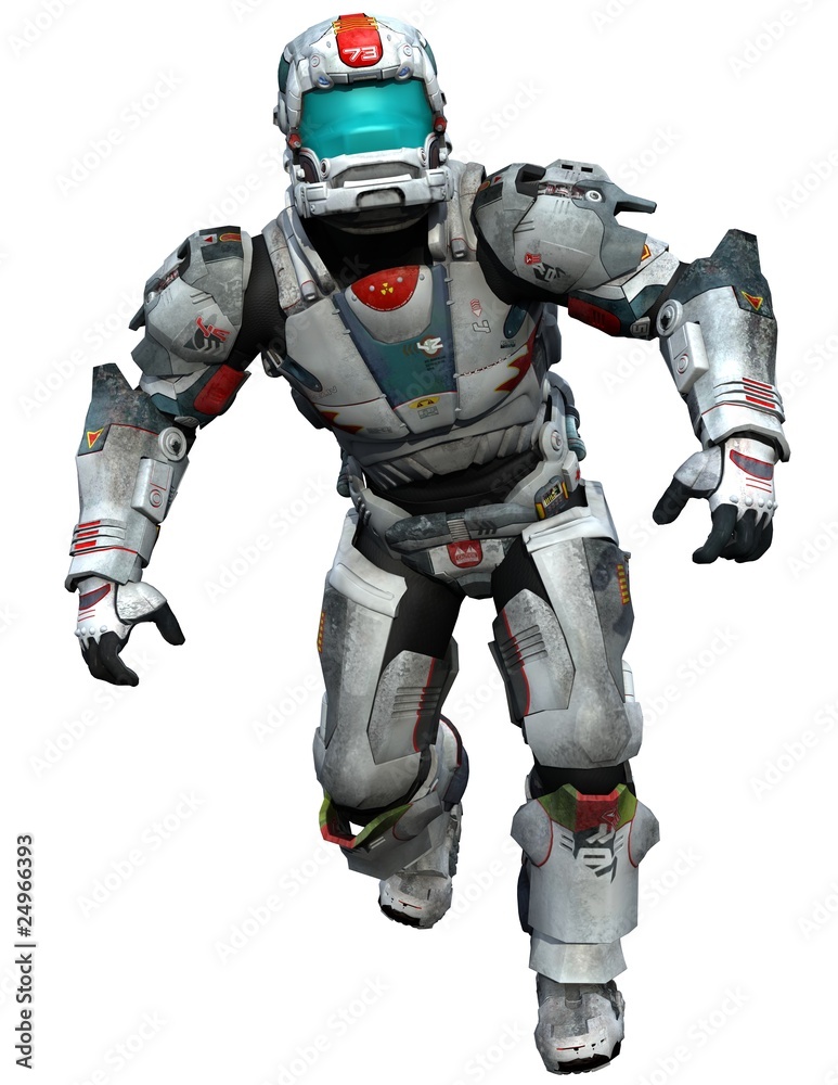 astronaut hero - running astronaut hero - running