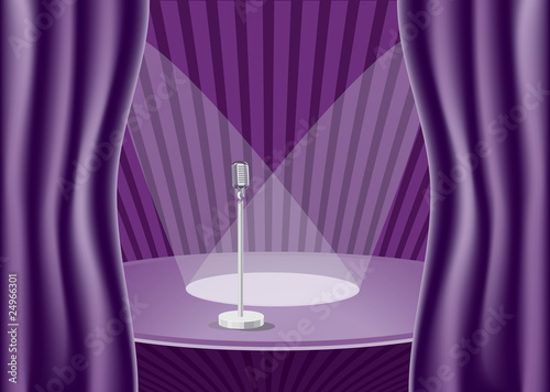 Stage & Microphone