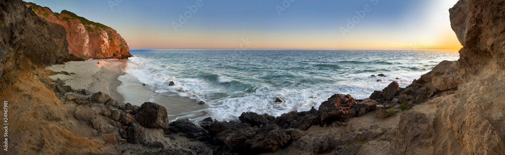 Fototapeta premium Point Dume Beach Panoramic