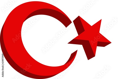 Wappen Türkei 3D