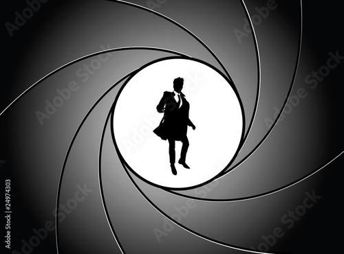 At gun point