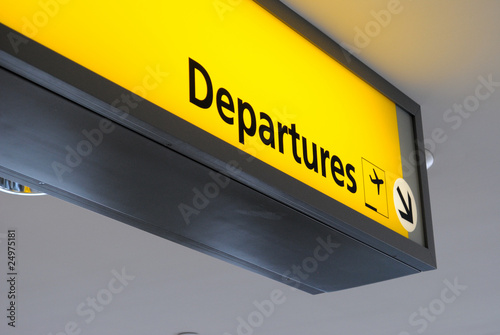 Departure Sign