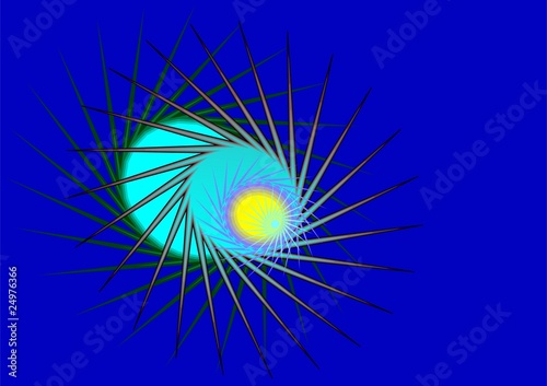 abstrakte Spinne