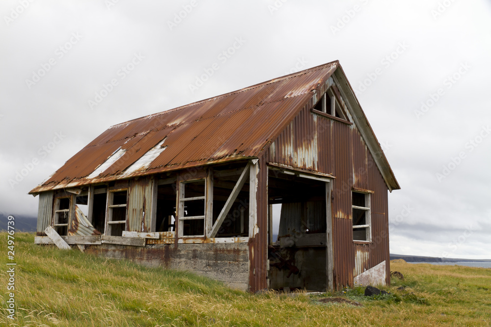 Rusty old shed